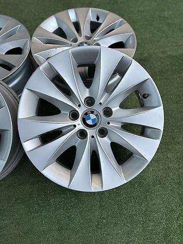 210 4.3: Литые Диски R 17 BMW, Комплект, отверстий - 5, Б/у — 2