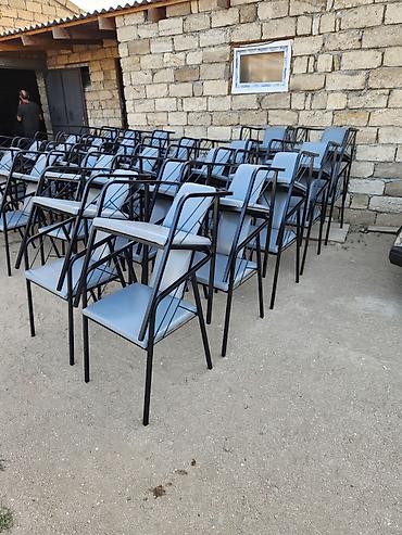 Stullar: Tələbə/konfrans üçün yazı stolçalı oturacaqlar - Model: Armrestli — 3