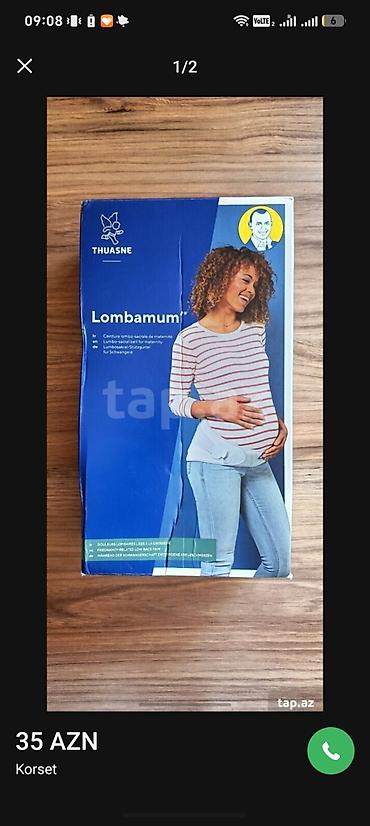 Бандажи, корсеты, корректоры: THUASNE Lombamum – hamilələr üçün bel-daban (lombo-sakral) kəməri - — 1