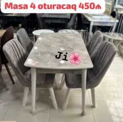 купить детский стол для учебы: Для кухни, Новый, Нераскладной, Прямоугольный стол, 4 стула