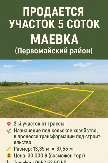 продам дом дешево срочно бишкек: 5 соток, Для сельского хозяйства, Красная книга
