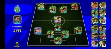 Xbox 360 & Xbox: EFootball oyunu üçün yüksək reytinqli 3177 hesab/squad - Komanda