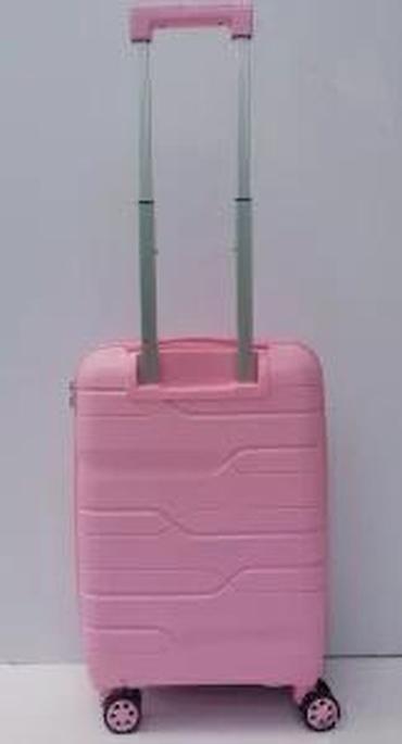 Putni koferi i torbe: Tvrdi kofer na točkiće – ružičasti - Materijal: čvrsta ABS/plastika — 11