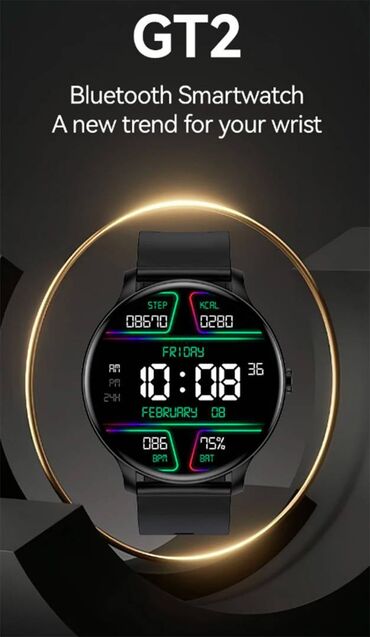 Ručni satovi: Nov pametni sat sa dva kaiša silikonskim i metalnim. Širina kaiša je — 3