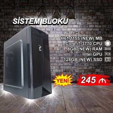 фотоаппарат марк 2: Sistem Bloku "Sarko DDR3 H61 1155 Core i7 3770” ⭐Tək Sistem Bloku –