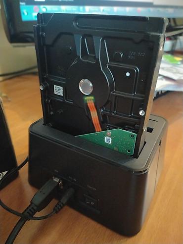 windows surface: Подключение жёсткого диска через usb. Док-станция wavlink на два — 4
