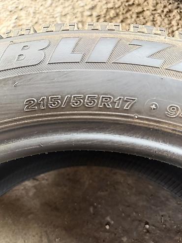 зимние шины bridgestone blizzak: Комплект зимних шин Bridgestone Blizzak 215/55 R17 98H (XL), 4 шт. - — 4
