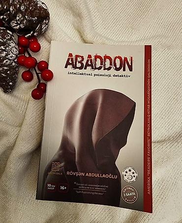 İdman və hobbi: Məhsul: “ABADDON” – intellektual psixoloji detektiv (kitab)
- Yenidir — 1
