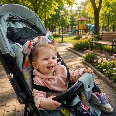 баги детский: Прогулочная коляска для малыша - Легкая складная конструкция — — 6