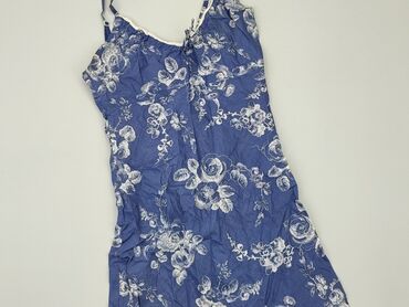 niebieska bluzki w kwiaty: Dress, S (EU 36), C&A, condition - Good