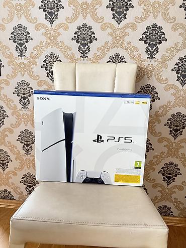 playstation satış: Teze upakovka (agzi bagli) Ps 5 slim - 1 tb yaddas 1 il resmi zemanet — 1