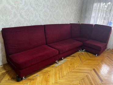 bir divan satın almaq: Угловой диван, Для гостиной, Ткань, Без подьемного механизма, Нераскладной