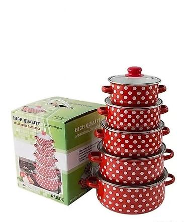 sadnice jagode: Set serpi za kuvanje 5300 din Serpe 5 kom Posudje Set posudja Serpe — 1
