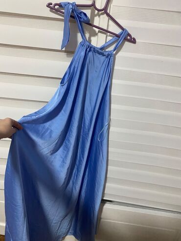 plava haljina za maturu: XL (EU 42), 2XL (EU 44), bоја - Svetloplava, Večernji, maturski, Na bretele