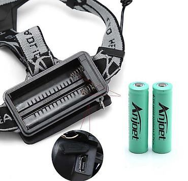 cree: Супер Мощный Налобный Фонарь Anjoet 5 Led Налобный фонарик в корпусе — 4