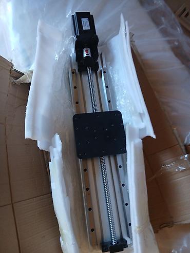 lazerli printer: CNC üçün xətti ox modulu – bilyalı vintli, step motorlu - — 5