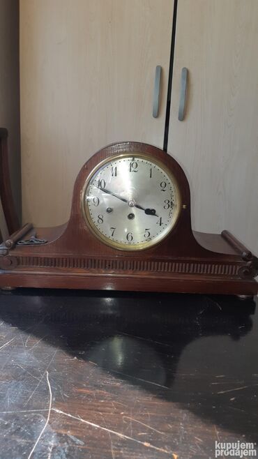 ranac na tockice akcija: Impressive Large Junghans Westminster Chime Clock 1910's . Jedan od