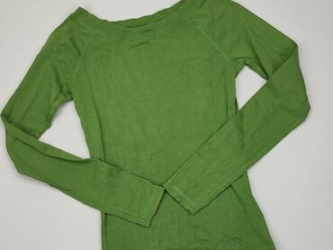 zielone bluzki z długim rękawem: Blouse, S (EU 36), condition - Good