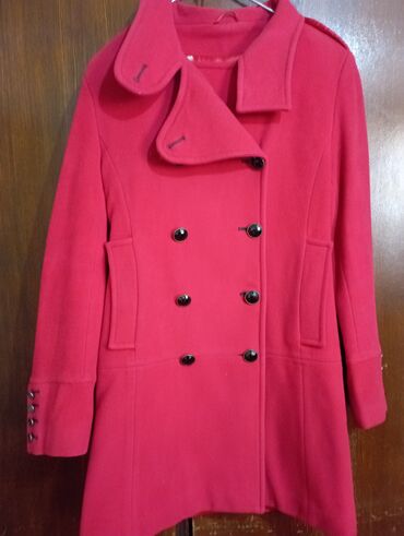 теплый пиджак: Пальто, Осень-весна, По колено, С утеплителем, 4XL (EU 48)