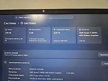 steam deck oled: HP Victus 15 (Gaming Laptop 15-fb0xxx) - Экран 15.6", матовый — 3