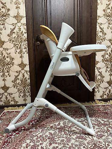 Стульчики для кормления: Стульчик для кормления, Б/у, Пластик, Трансформер, цвет - Желтый, Самовывоз — 2