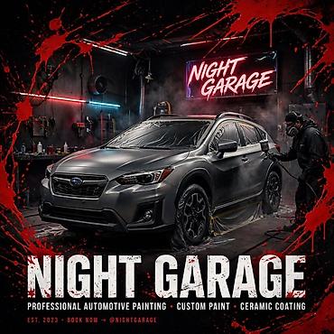tow truck: **Night Garage — покраска авто** Night Garage специализируется на — 1