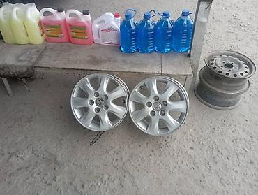 kamry: Литые Диски R 15 Toyota, Пара, отверстий - 5, Б/у — 2