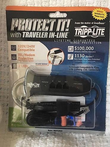 rush wave: Ограничитель перенапряжения Tripp Lite TRAVELERC8 Tripp Lite — 3