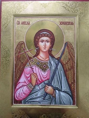 Портреты: Иконы писанные : Св. Блаженная Матрона Московская Св. Ангел Хранитель — 7