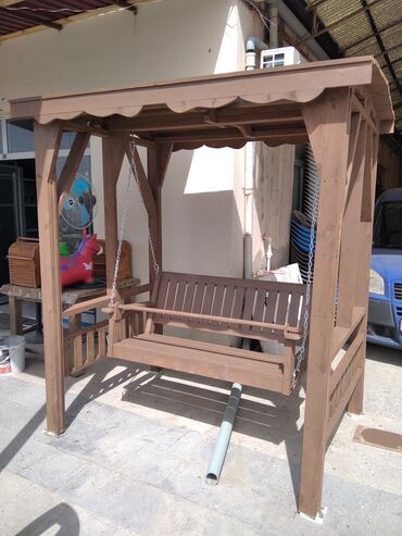 Yelləncəklər: Skamya-yelləncəl, Zontikli, Taxta — 10