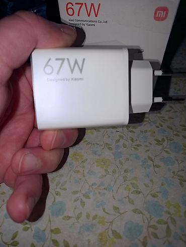 type c hub: Xiaomi 67W sürətli şarj adaptoru - Güc: 67W sürətli şarj - Giriş: AC — 1