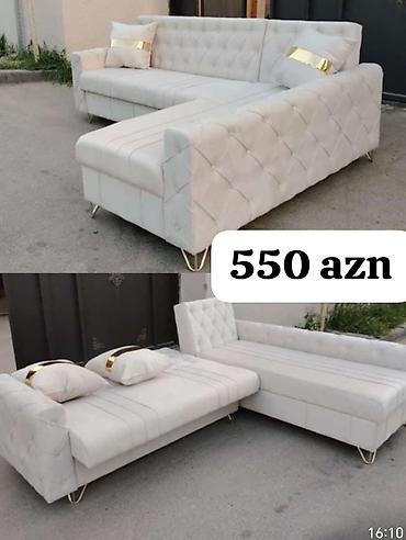 divan almaq: Künc divan, Yeni, Açılan, Bazalı, Vеlur parça — 1