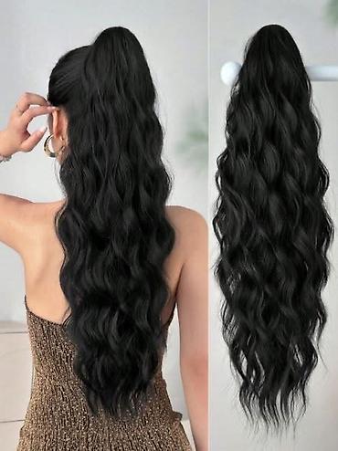 Perike i klipse: Ekstenzija rep (clip-in) – duga talasasta kosa - Tip: sintetička — 15