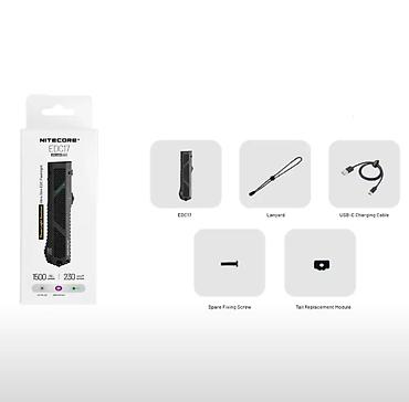 Другое для охоты и рыбалки: 🔦 Nitecore EDC17 — 3 в 1: фонарь + УльтраФиолетовый-свет + зелёный — 6