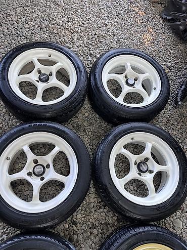 Литые Диски R 15 RAYS, Комплект, отверстий - 4, Б/у
