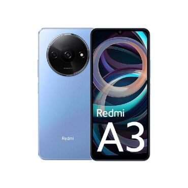 Redmi: Redmi, Redmi A3, Б/у, 64 ГБ, цвет - Синий, 2 SIM