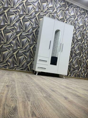 Dolablar: Yeni, Açılan, 3 qapılı Düz dolab, Qarderob, paltar dolabı — 12