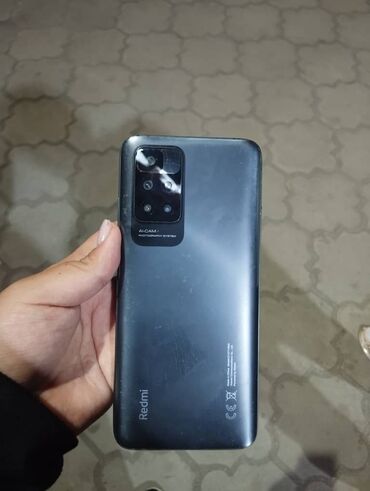продать сломанный телефон на запчасти: Redmi, Redmi 10, Колдонулган, түсү - Көгүлтүр, 2 SIM