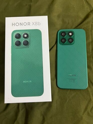 honur telefon: Honor X8b, 256 GB, rəng - Göy, Zəmanət, Sensor, Barmaq izi