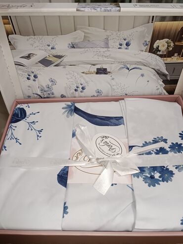 Posteljina: Bračna, Pamučni saten, bоја - Šareno, Turska — 13