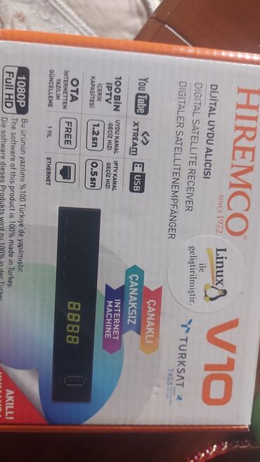 TV antenlər: StarSat, Redline, və Hiremco markalı peyk qəbulediciləri satışda. Bu — 4