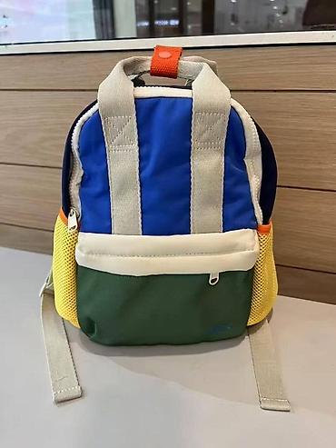 kipling monkey: Детский рюкзак компактного размера в ярком колорблоке: - Цвета — 1