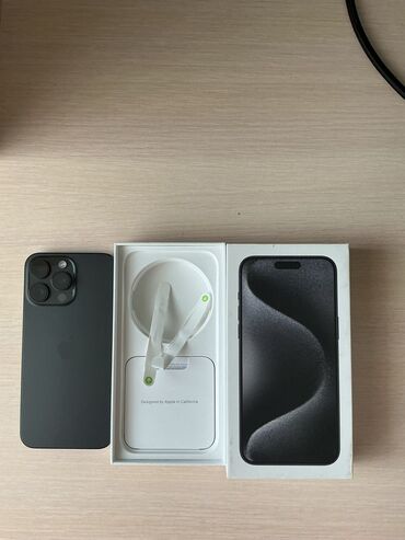 xr в корпусе: IPhone 15 Pro, Б/у, 256 ГБ, Black Titanium, Кабель, 91 %