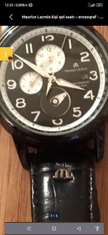 lacroix: Maurice Lacroix kişi qol saatı - Model: Maurice Lacroix Chronographe — 5