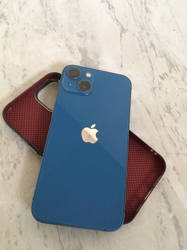 хонор 8s: IPhone 13, Б/у, 128 ГБ, Sierra Blue, Защитное стекло, Чехол, Кабель, 71 %