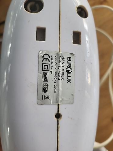 mikser yamaha: EUROLUX əl mikseri Mətbəxdə gündəlik istifadə üçün nəzərdə tutulmuş — 3