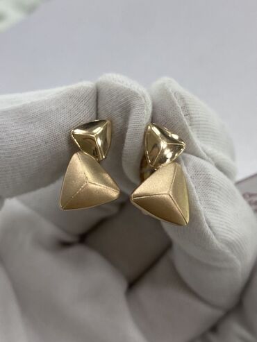 Цепочки: Серьги, Проба 375, Без вставки, Женские, Новый