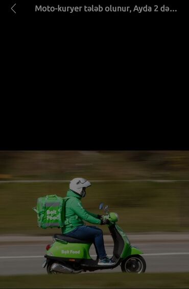 Digər ixtisaslar: WOLT+BOLT FOOD GÜNDƏLİK MAAŞ ANCAQ BİZDƏ!!!!! İşsizsiz? o zaman — 10