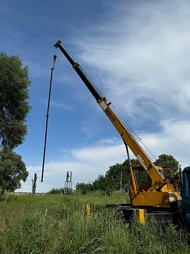мини эксковаторы: Кран Като стрела 21 м насос — 2