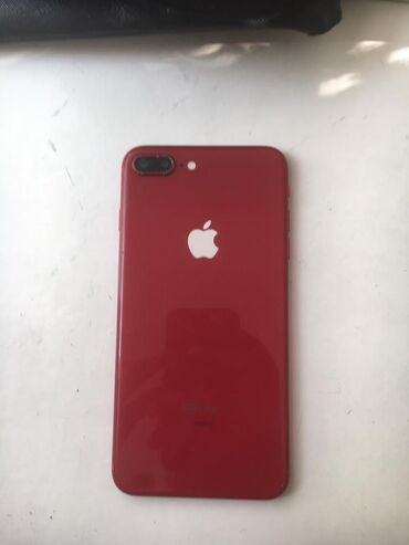 IPhone 8 Plus, Б/у, 64 ГБ, Красный, Чехол, 96 %